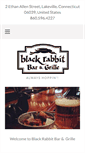 Mobile Screenshot of blackrabbitbarandgrille.com